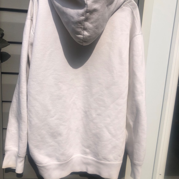 American eagle 77 large white 100% cotton vintage hoody - Picture 14 of 15